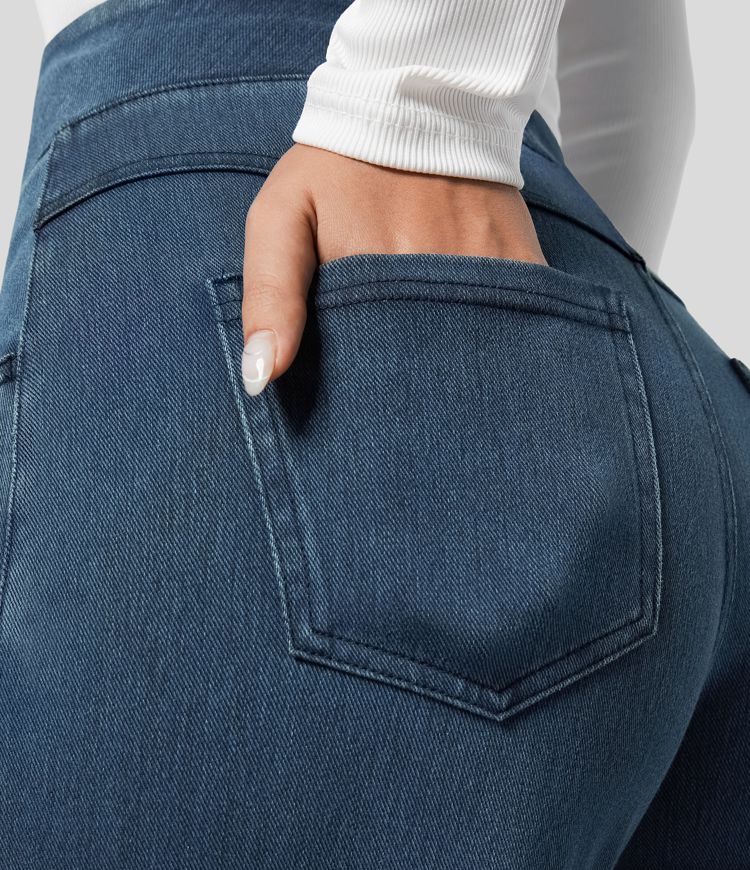 Evie | Bequeme Elastische Hose mit Hohem Bund