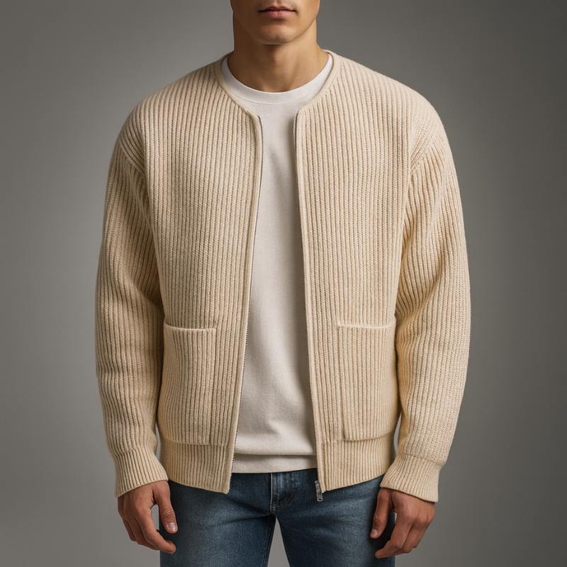 HERZ STIL | Calvin Zip Cardigan