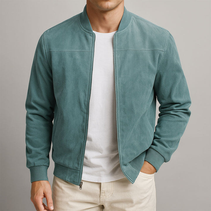 Kaltberg | Leichtes Overshirt in Suede-Optik