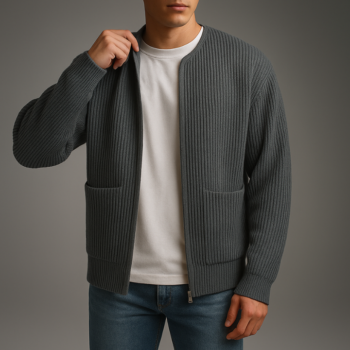 HERZ STIL | Calvin Zip Cardigan