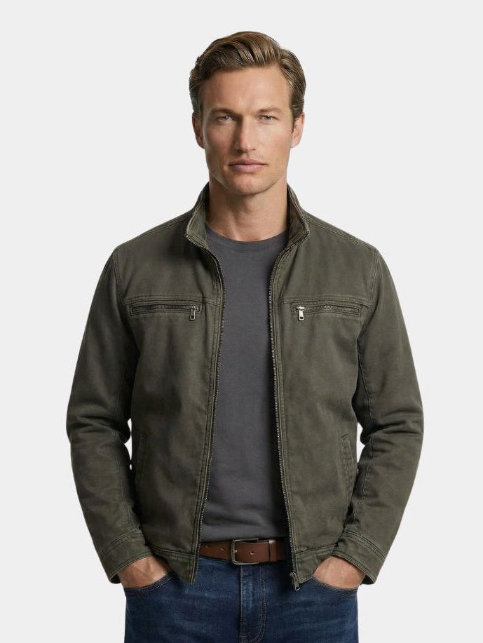 Vintage Olivgrüne Feldjacke Valmont