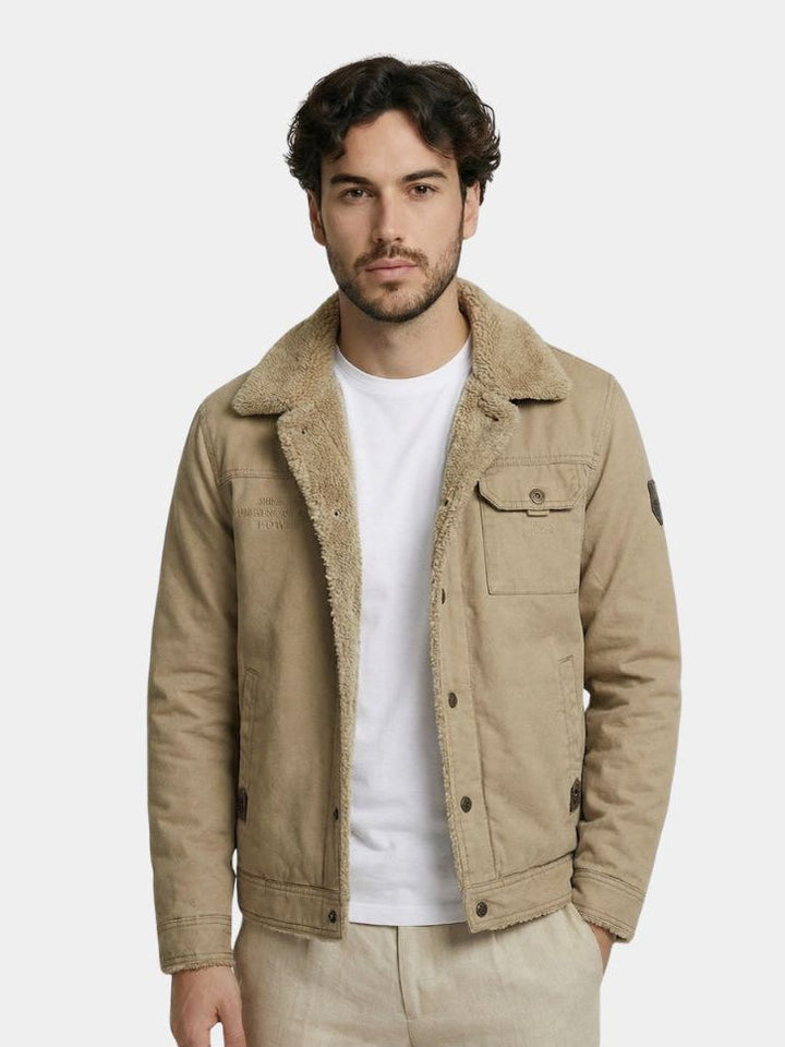 Vintage Militärpilotjacke