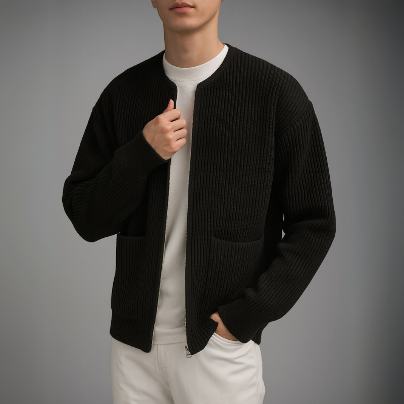 HERZ STIL | Calvin Zip Cardigan