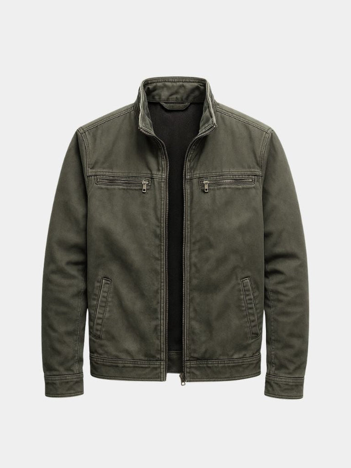 Vintage Olivgrüne Feldjacke Valmont