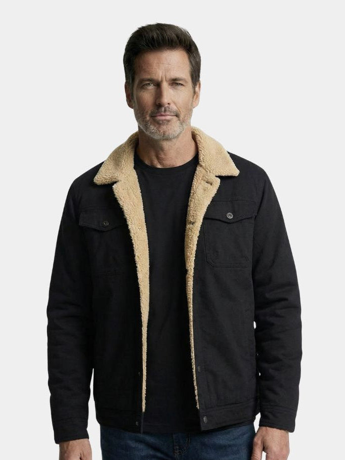 Vintage Fleece Bomberjacke