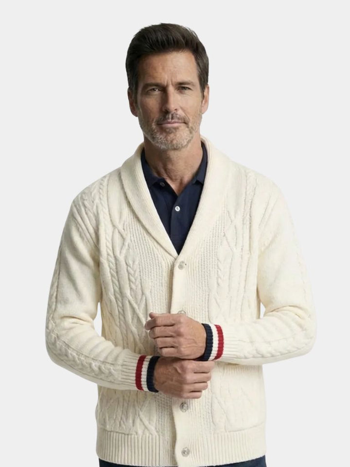 Pullover mit Schalkragen