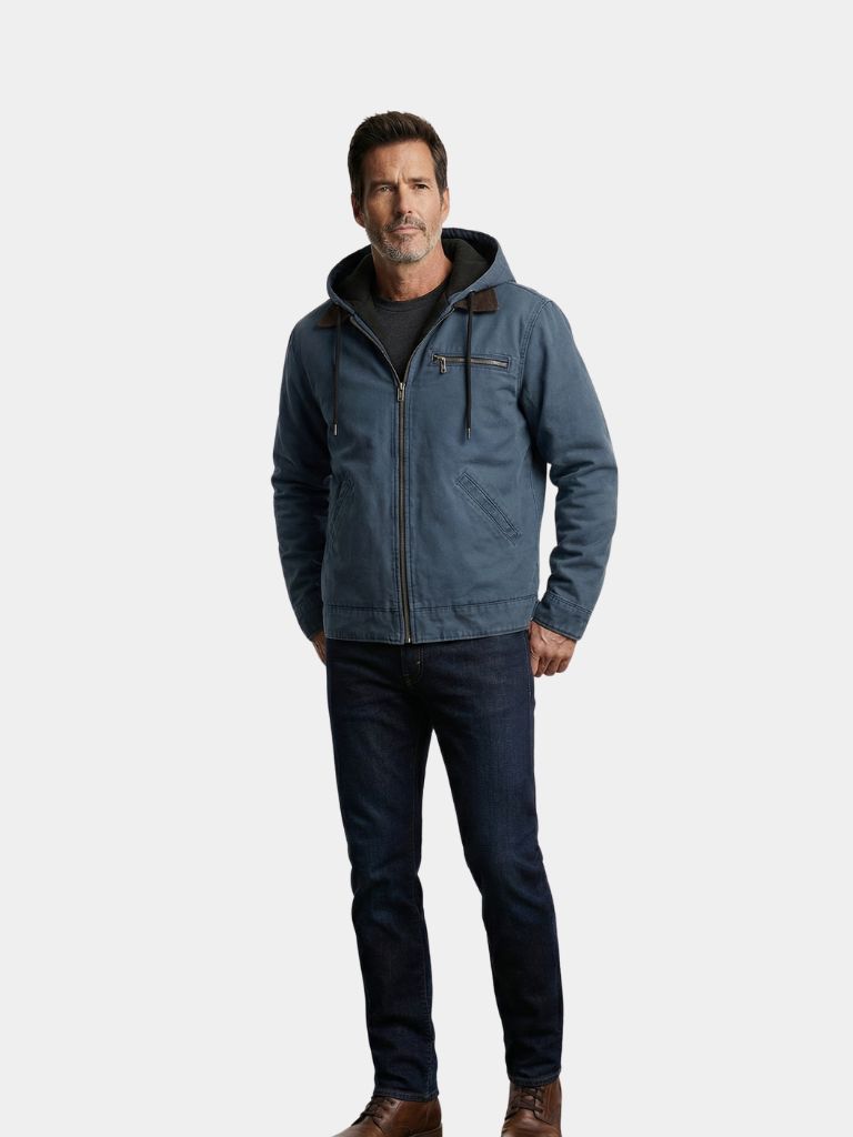 Essentielle Jacke mit Kapuze
