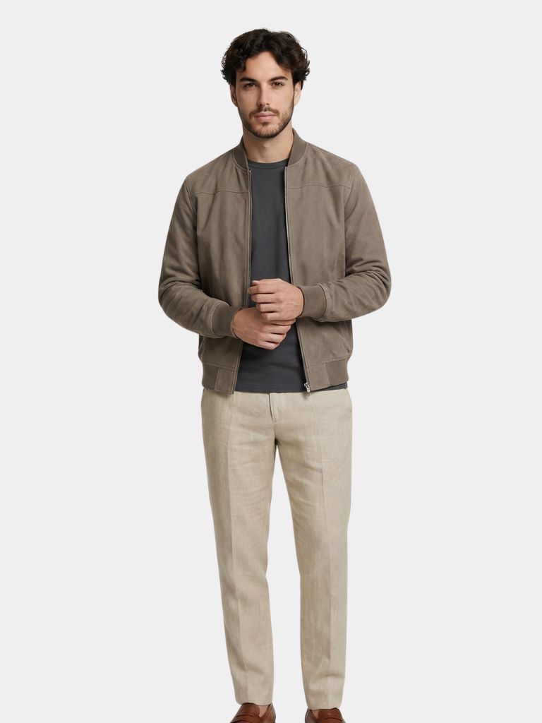 Elegante Wildlederjacke