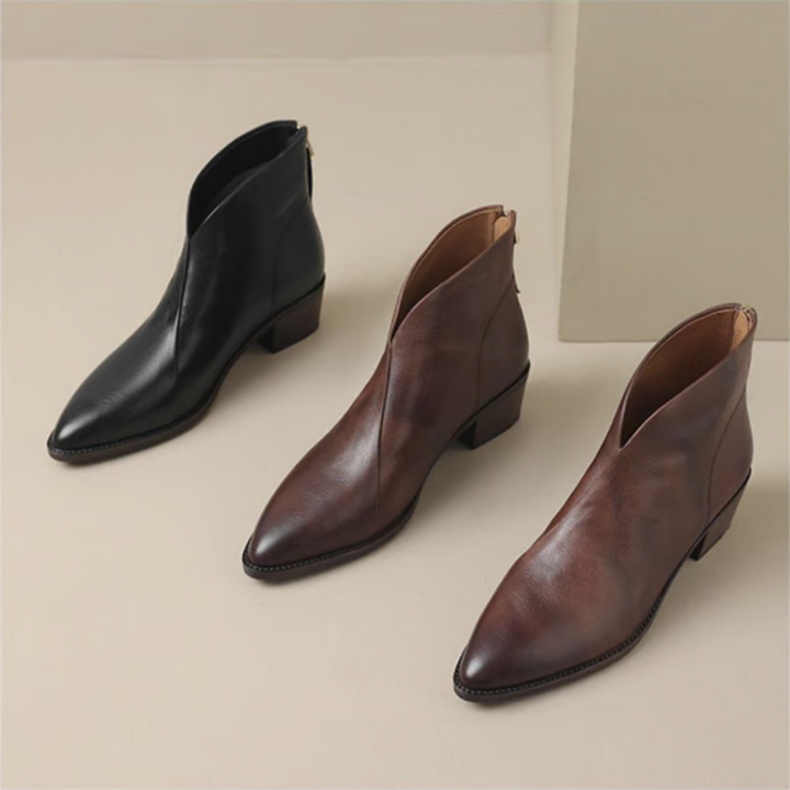 Laluna® | Luxuriöse Stiefel mit kleinem Absatz