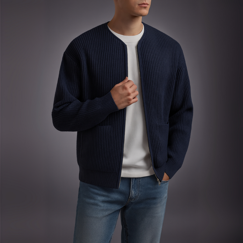 HERZ STIL | Calvin Zip Cardigan