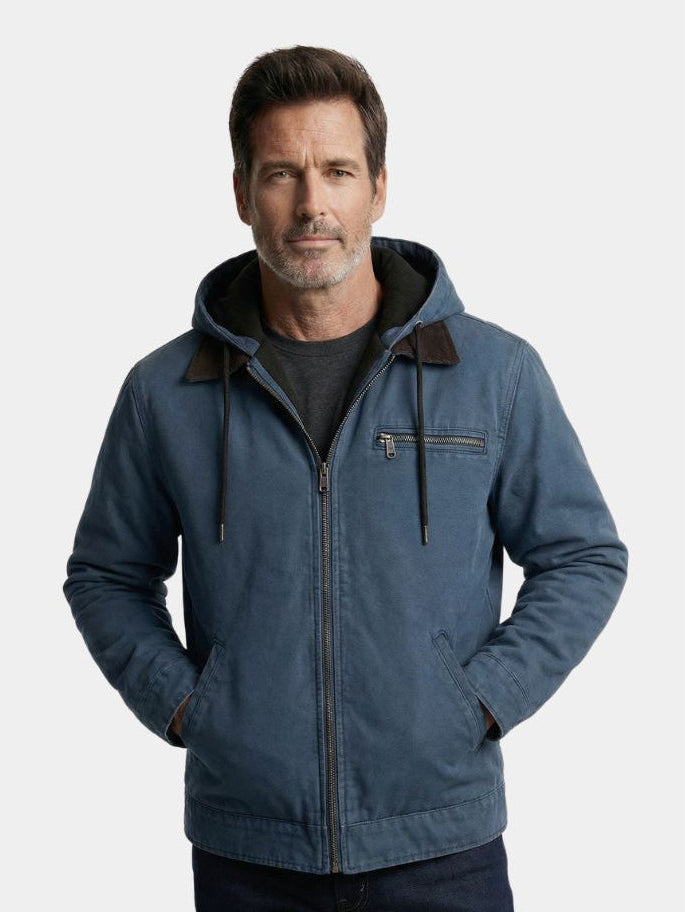 Essentielle Jacke mit Kapuze
