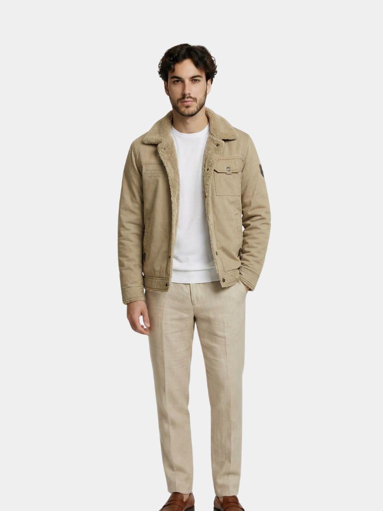 Vintage Militärpilotjacke