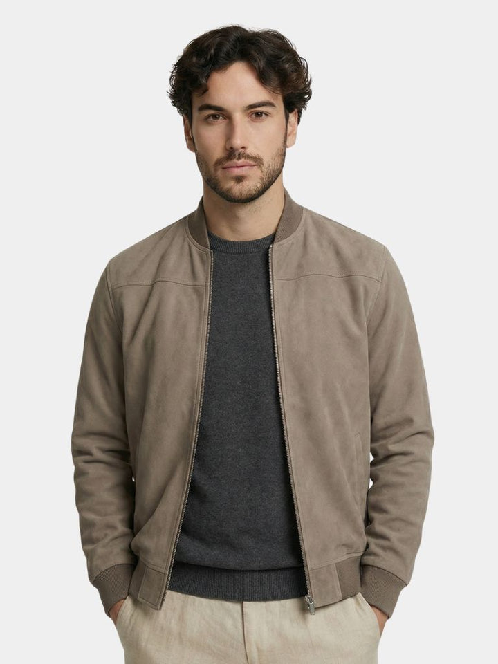 Elegante Wildlederjacke