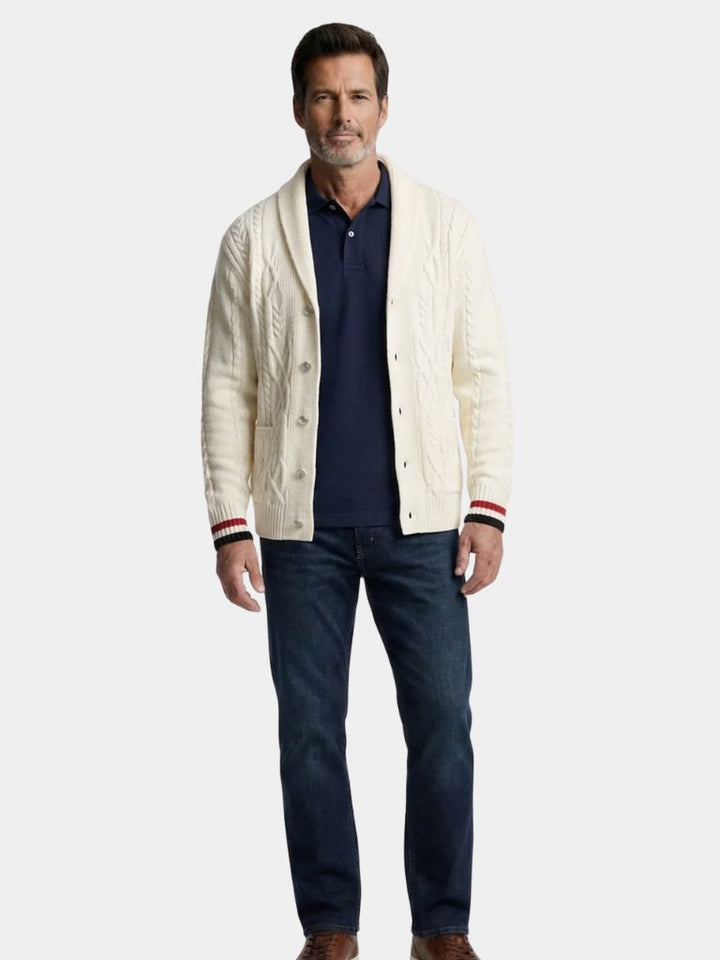 Pullover mit Schalkragen