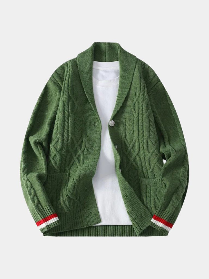 Pullover mit Schalkragen