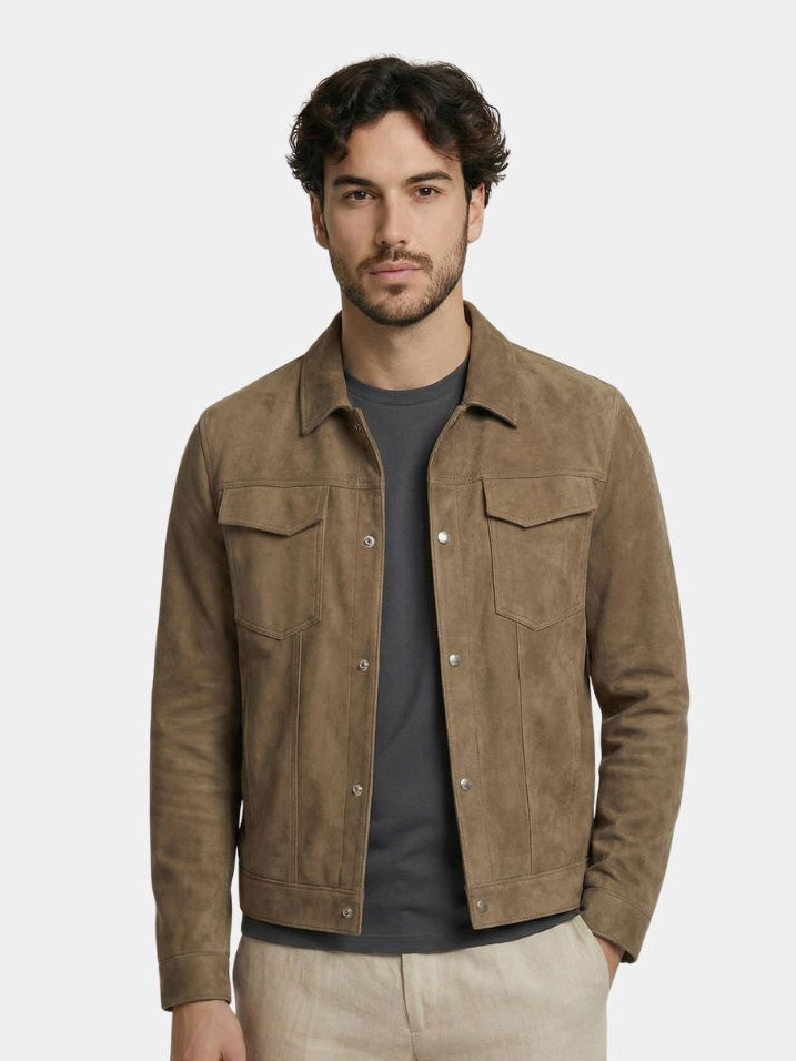 Pilotjacke aus Leder Laurent
