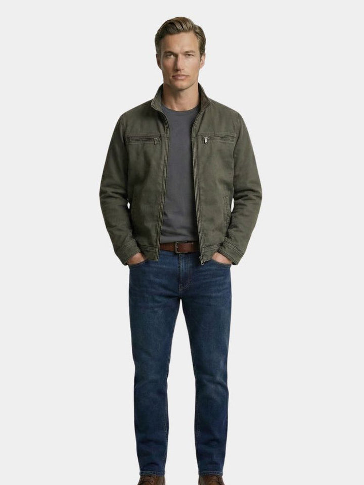 Vintage Olivgrüne Feldjacke Valmont