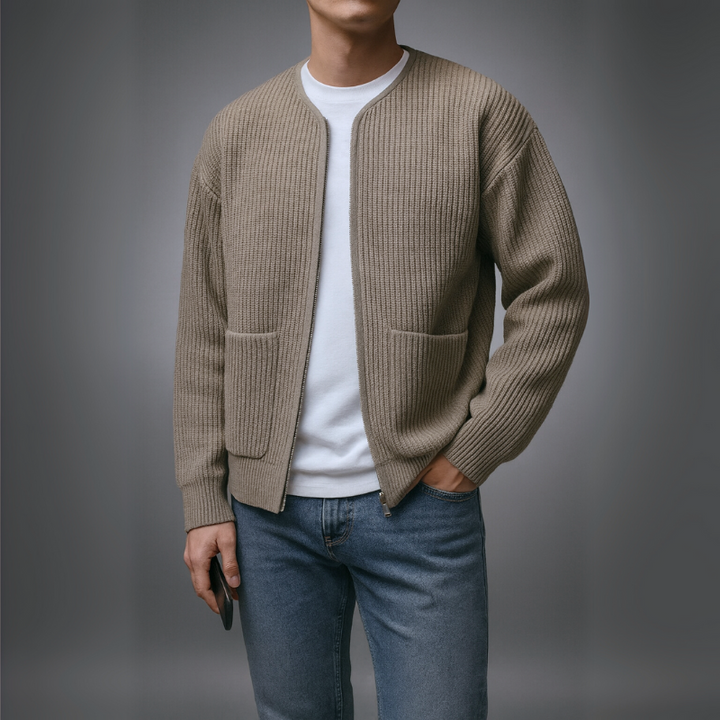 HERZ STIL | Calvin Zip Cardigan