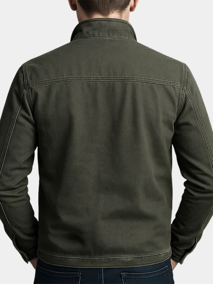 Vintage Olivgrüne Feldjacke Valmont