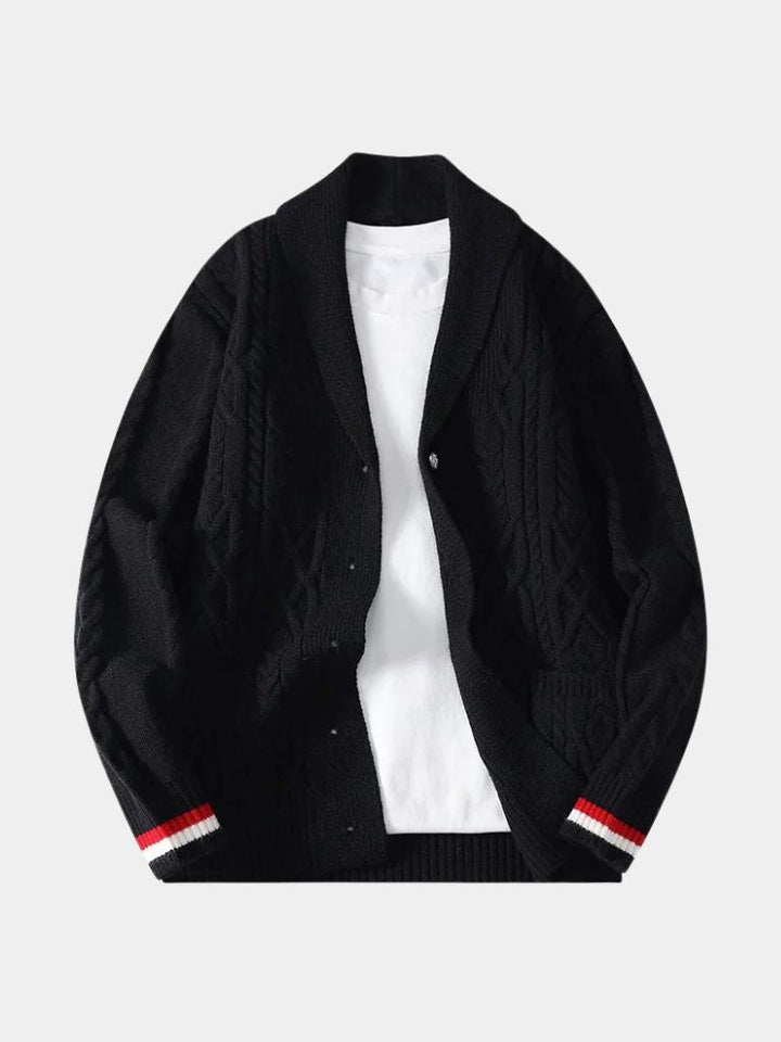 Pullover mit Schalkragen