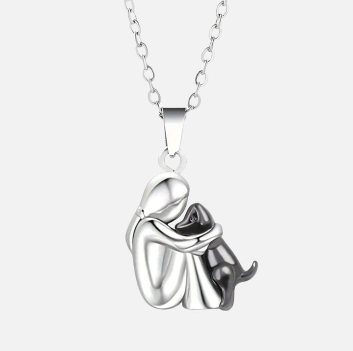 Olivia™| 925er Sterling Silber Halskette mit Hund-Anhänger