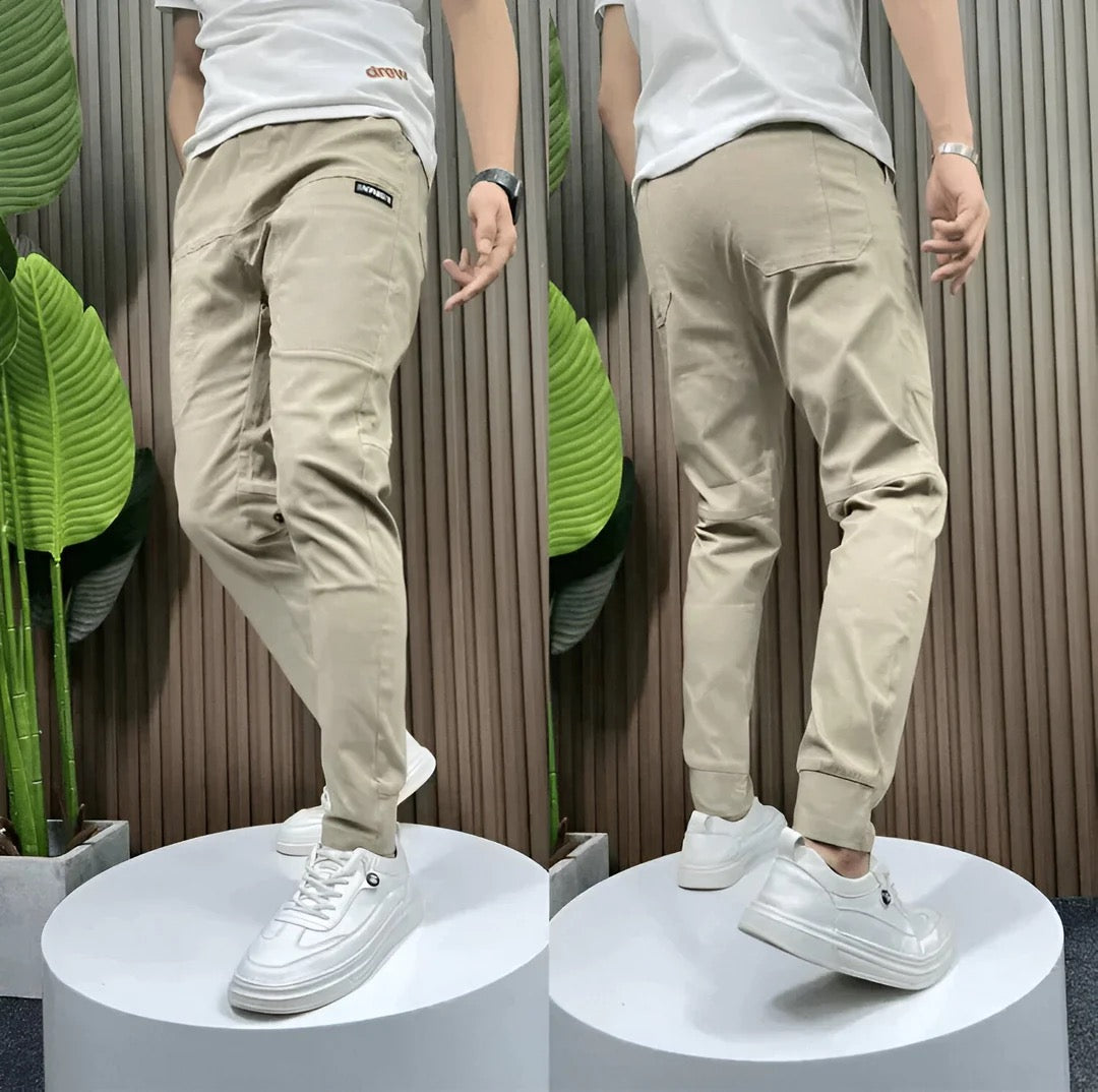 Tommaso | Premium-Elastik-Cargohosen 1+1