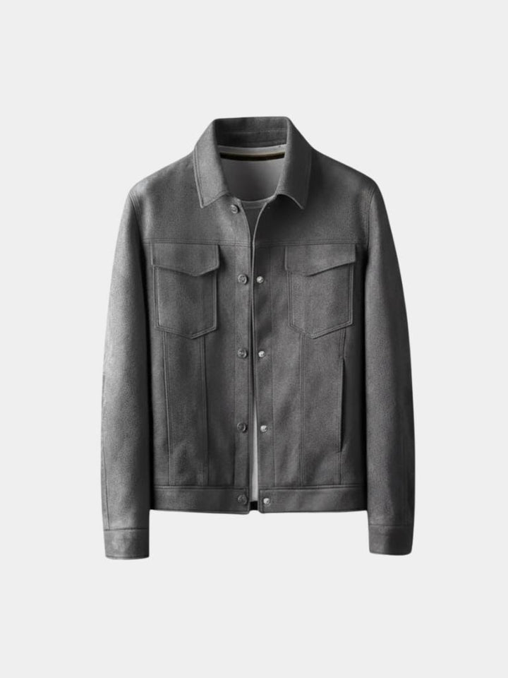 Pilotjacke aus Leder Laurent
