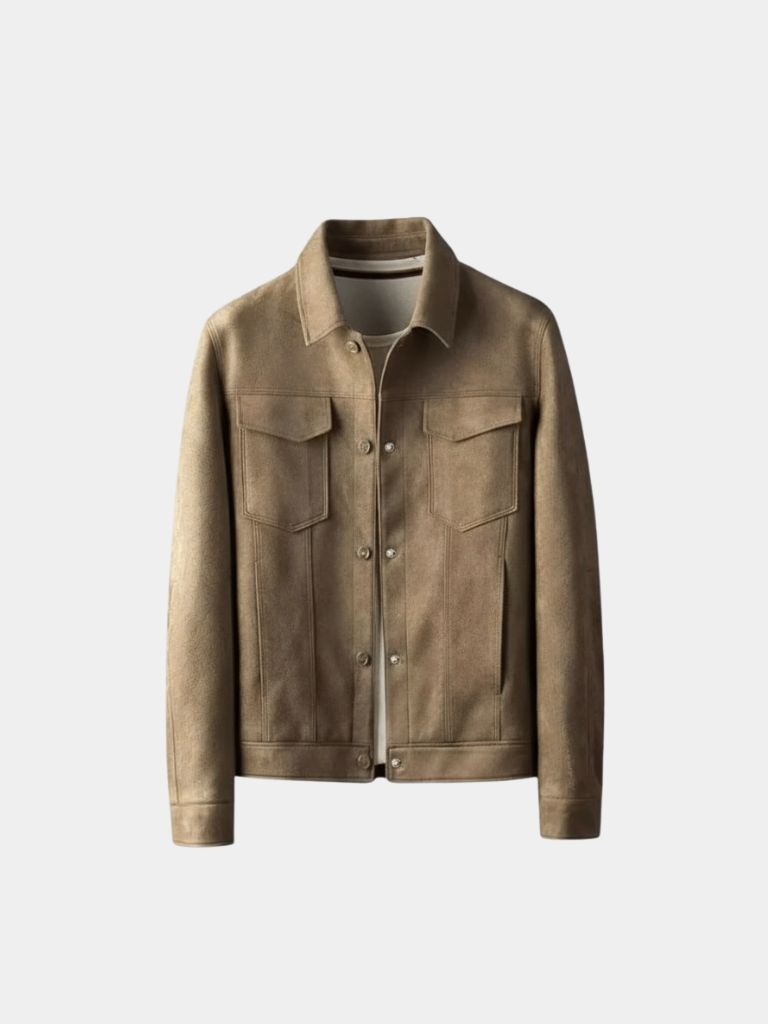 Pilotjacke aus Leder Laurent