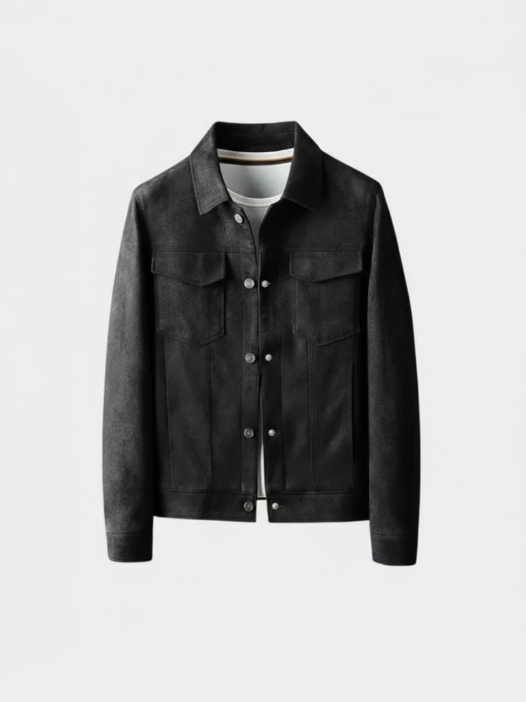 Pilotjacke aus Leder Laurent