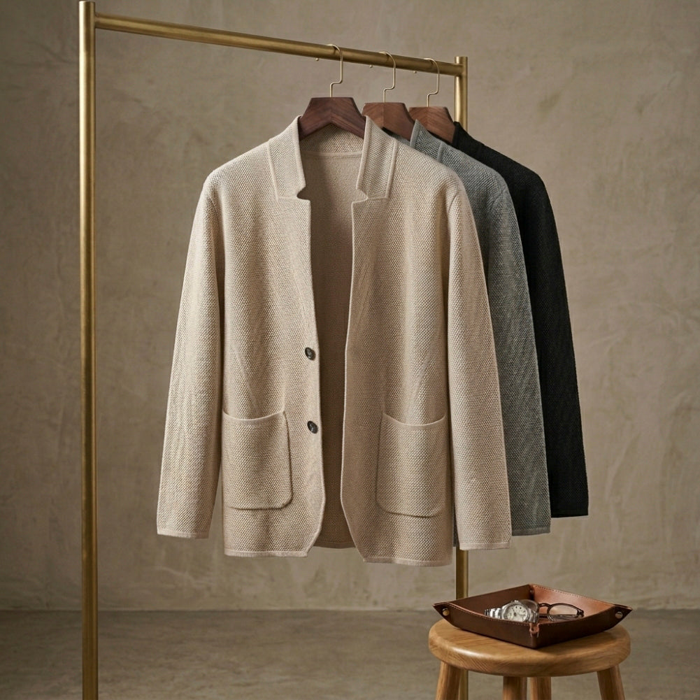 Jonas - Moderner Strickblazer