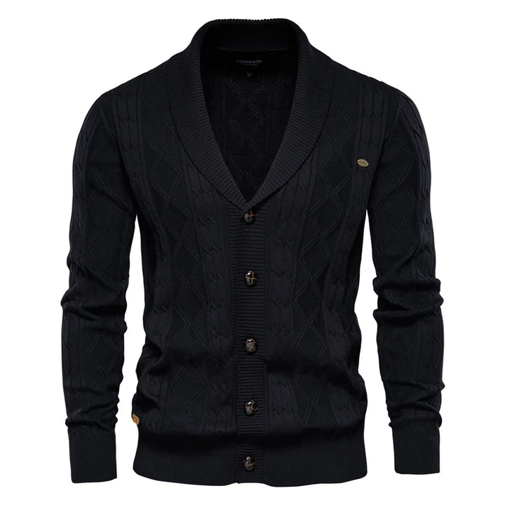 Waldemar | Herren-Cardigan mit Knopfleiste