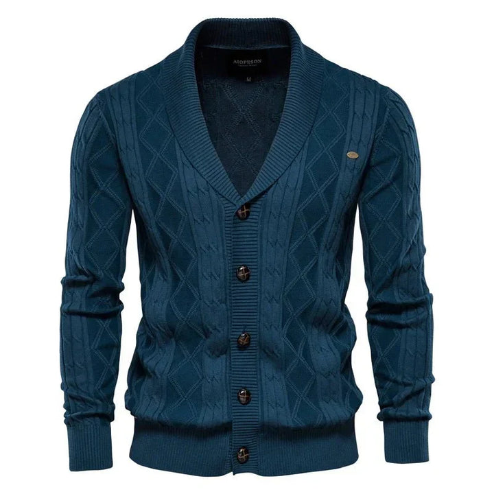 Waldemar | Herren-Cardigan mit Knopfleiste