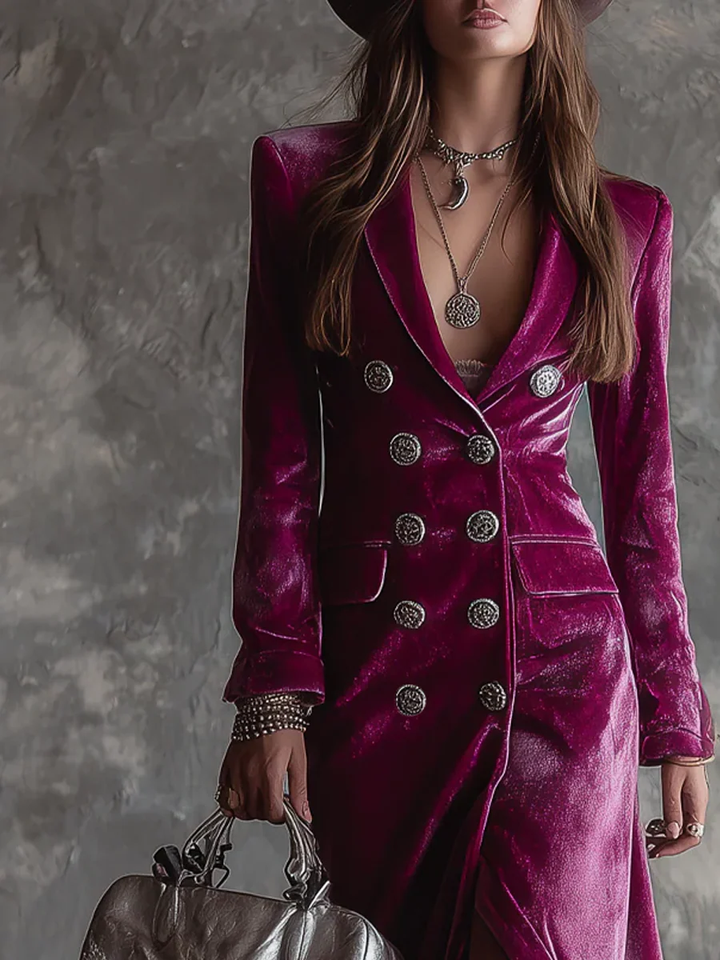 Victoria | Blazer-Kleid aus Samt
