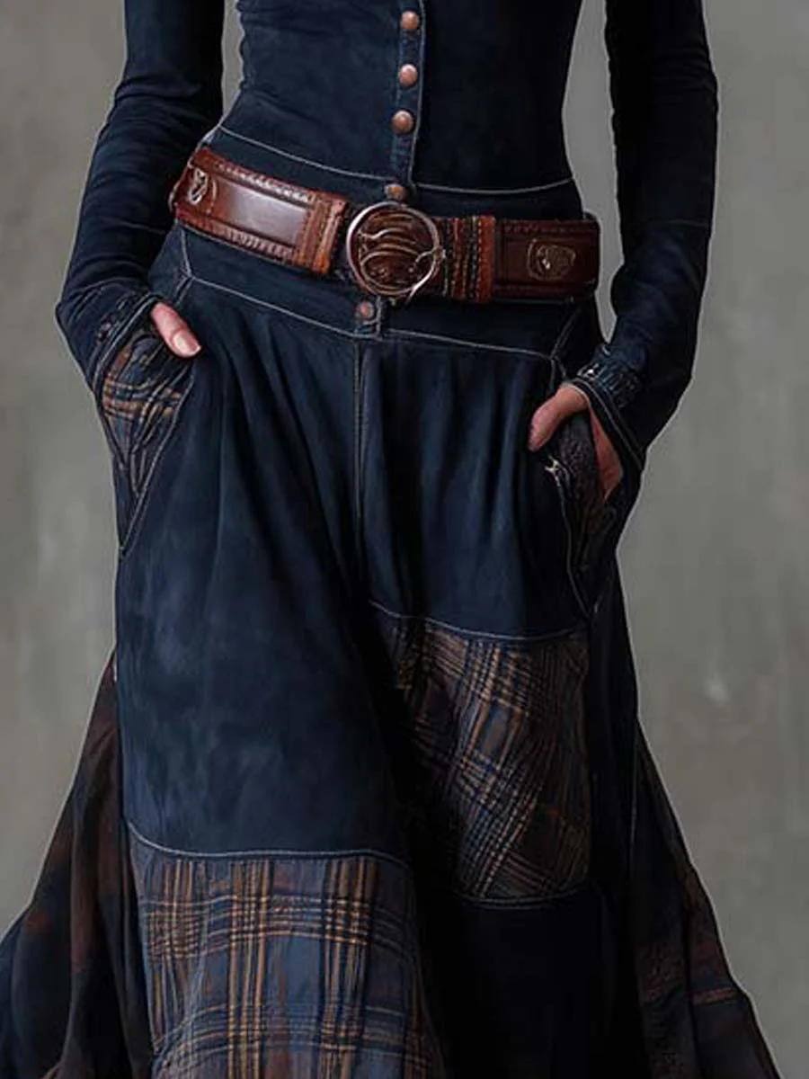 Michelle | Maxikleid aus Wildleder