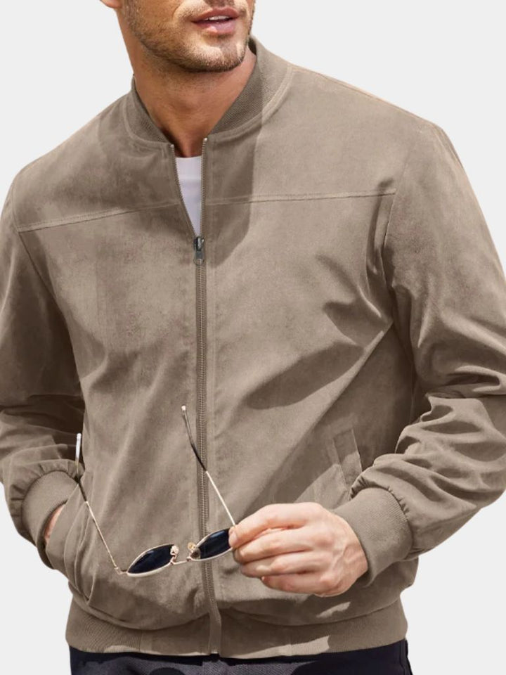 Elegante Wildlederjacke