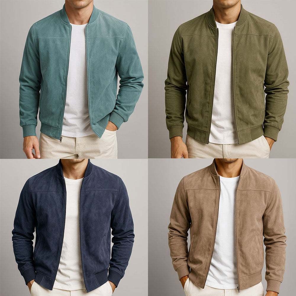 Kaltberg | Leichtes Overshirt in Suede-Optik