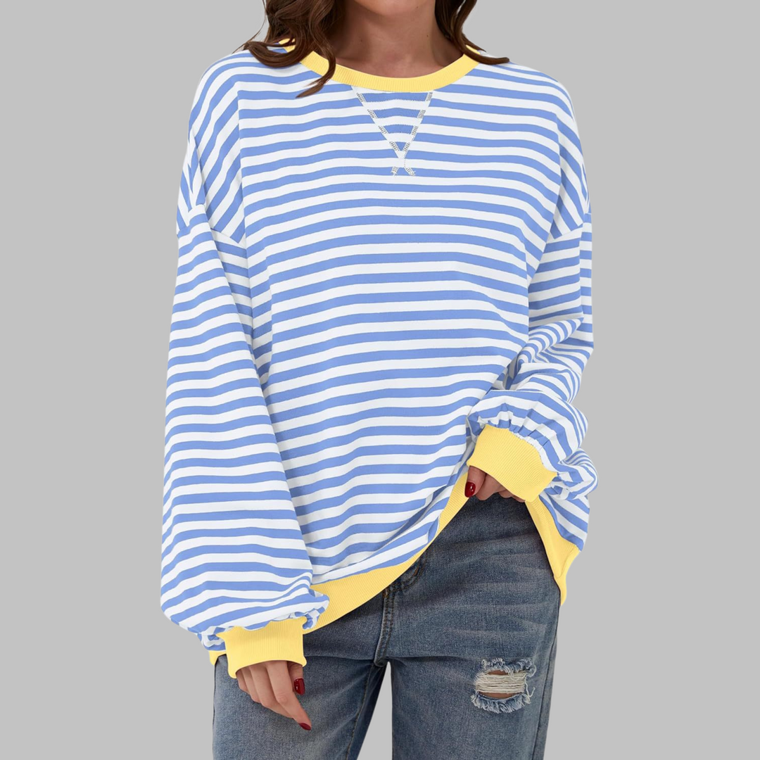 Falara | Lässiger gestreifter Pullover