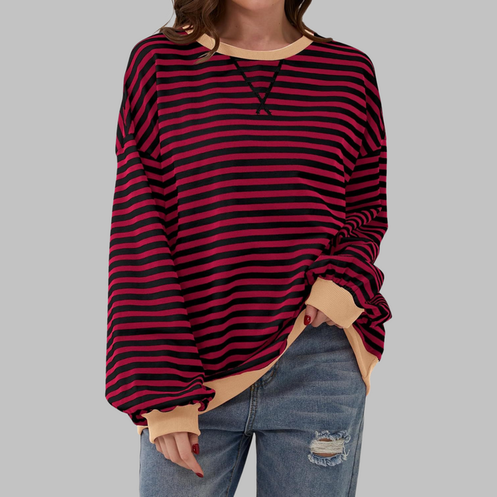 Falara | Lässiger gestreifter Pullover