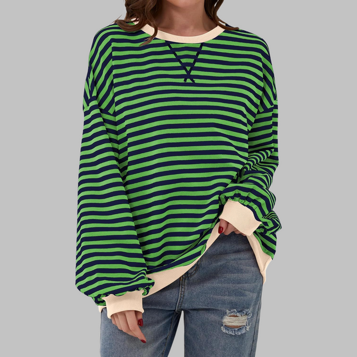 Falara | Lässiger gestreifter Pullover