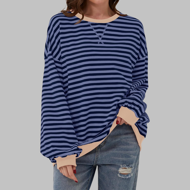 Falara | Lässiger gestreifter Pullover