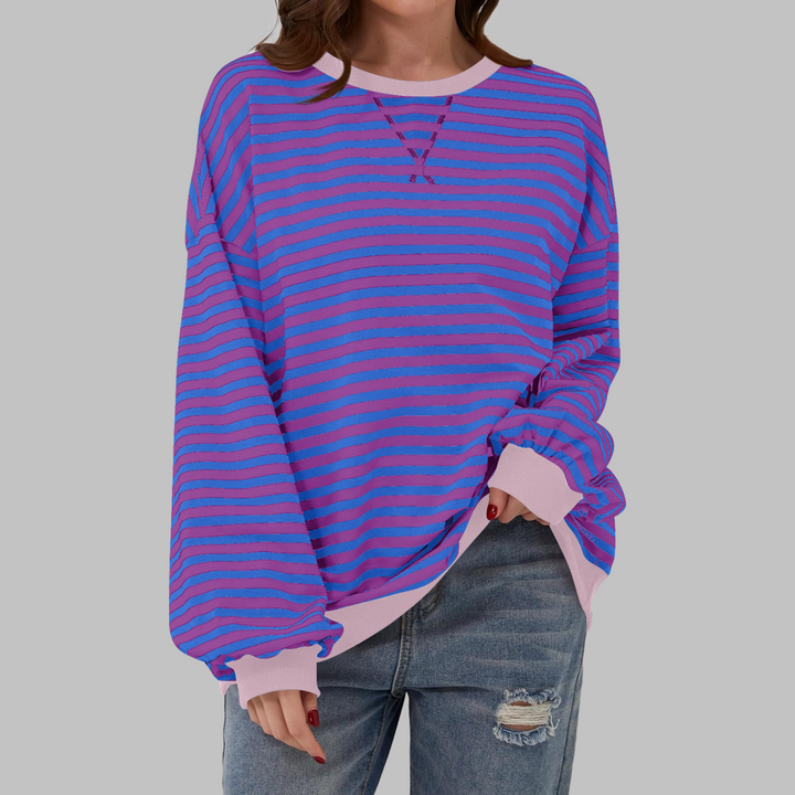 Falara | Lässiger gestreifter Pullover