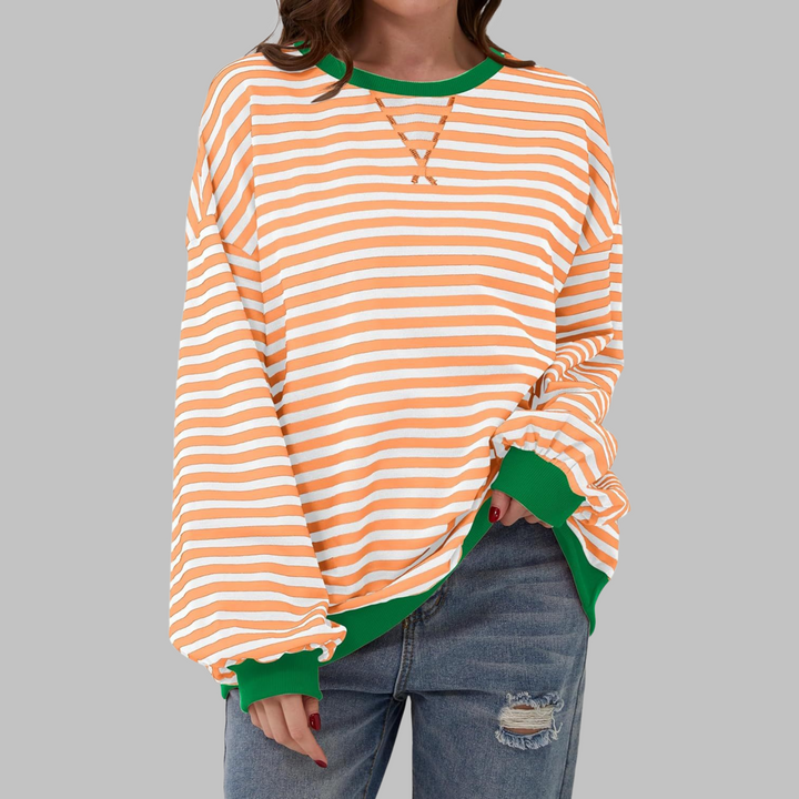 Falara | Lässiger gestreifter Pullover