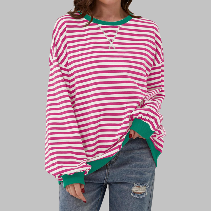 Falara | Lässiger gestreifter Pullover
