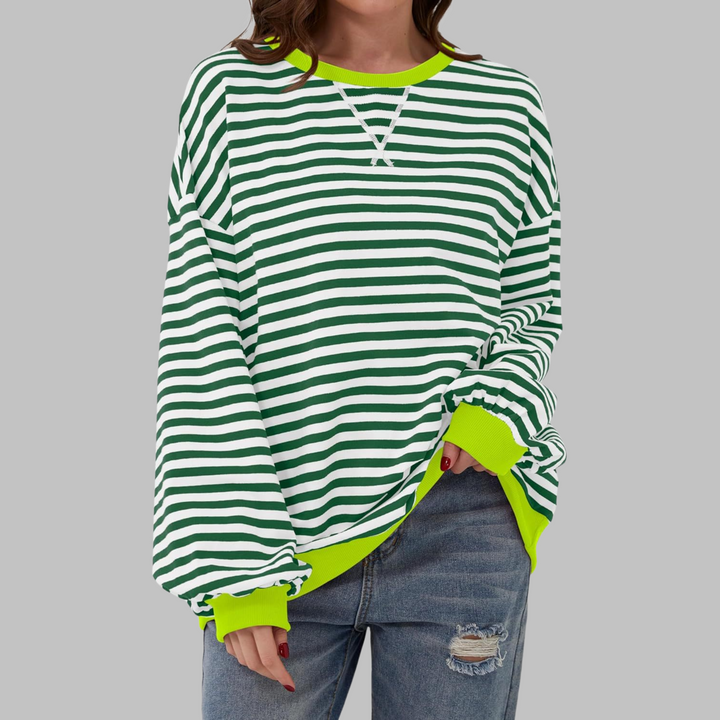 Falara | Lässiger gestreifter Pullover