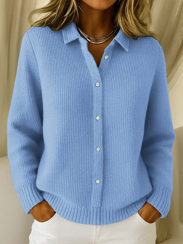 Elena | Klassischer Cardigan aus weichem Strick