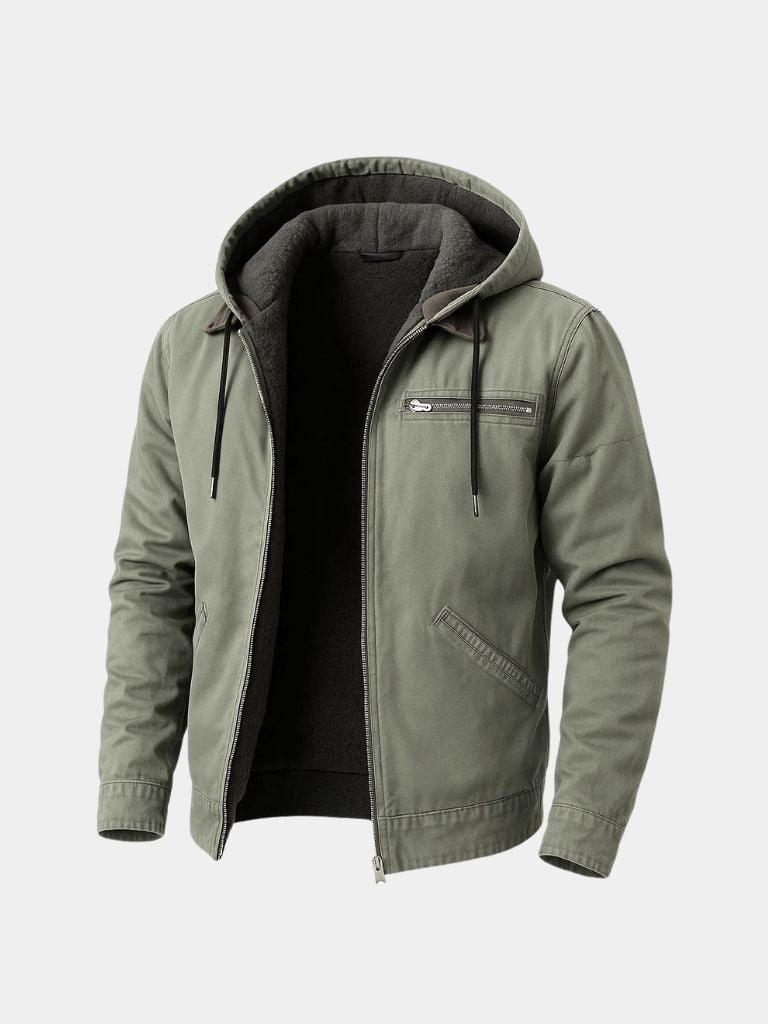 Essentielle Jacke mit Kapuze
