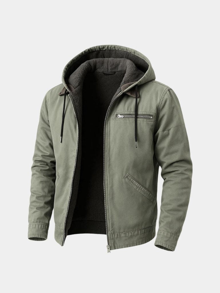 Essentielle Jacke mit Kapuze