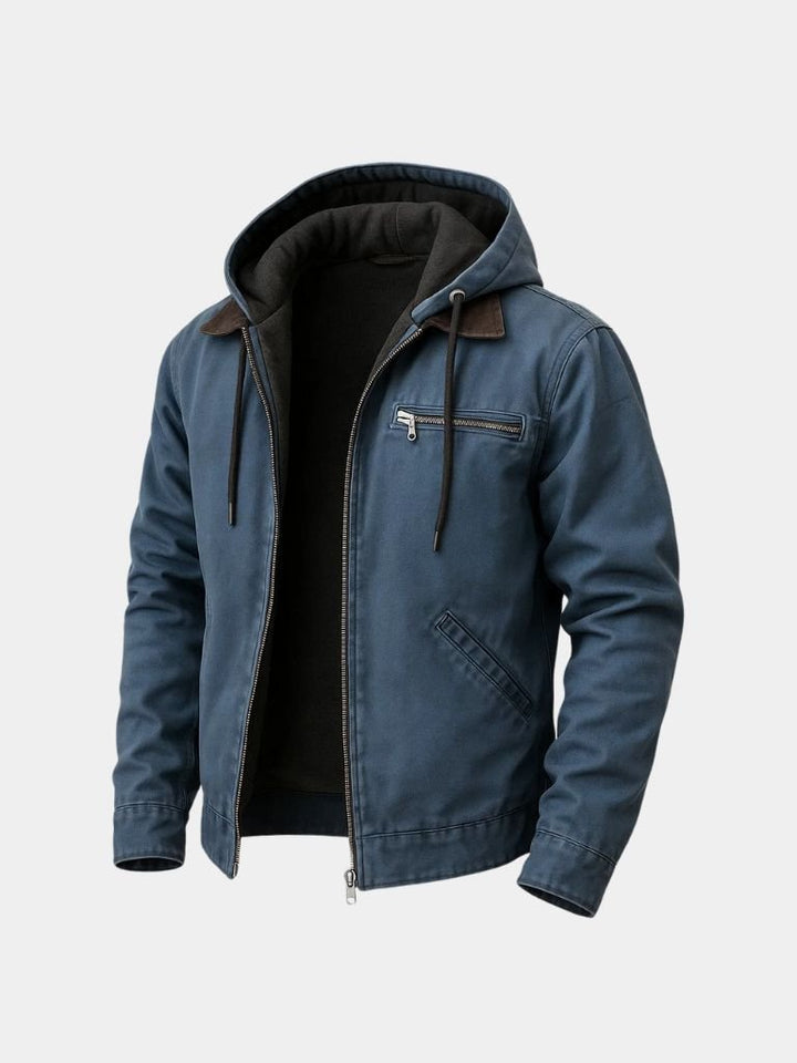 Essentielle Jacke mit Kapuze