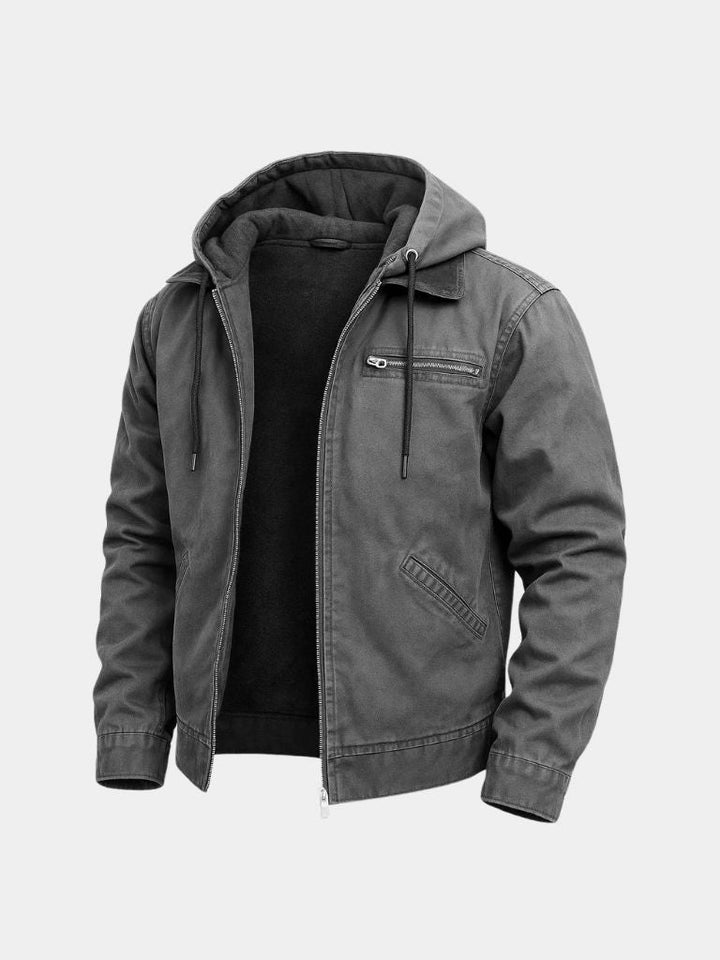 Essentielle Jacke mit Kapuze