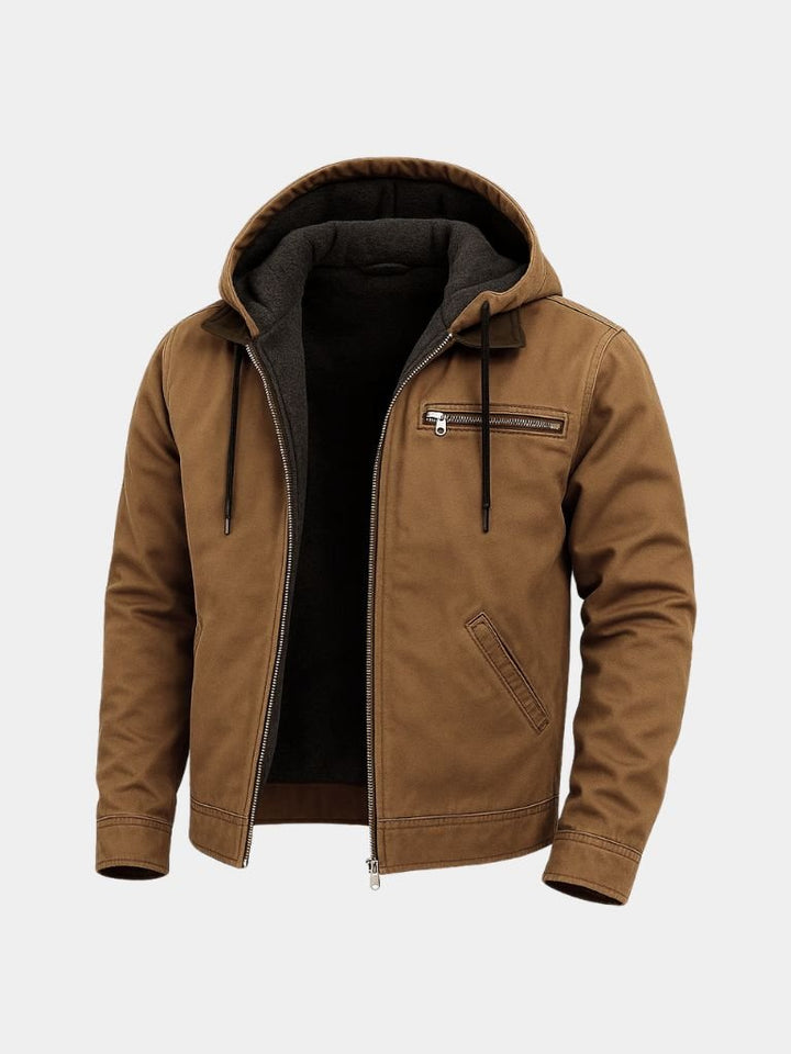 Essentielle Jacke mit Kapuze